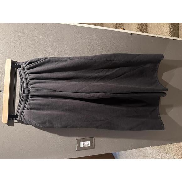 Garage Pants - Garage Wide Leg Gray Sweatpants Small